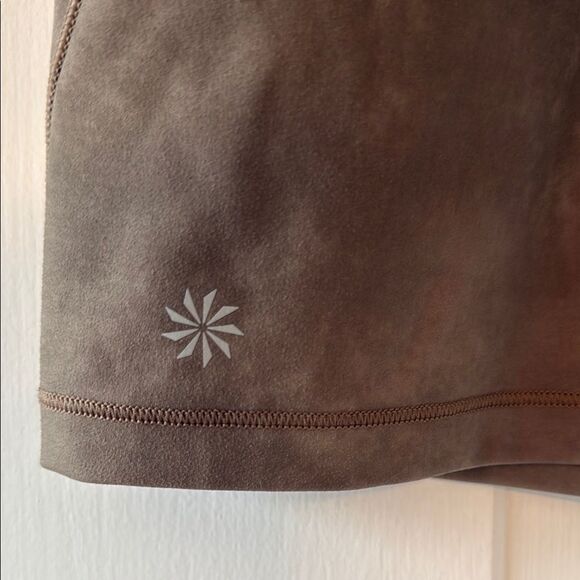 Athleta Women's Tank Top T Back Size Small Gray Brown Tie Dye Cropped - Picture 6 of 8